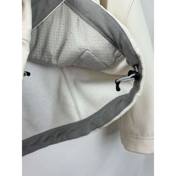 The North Face Women’s Size Medium Off White Softshell Full Zip Jacket - Picture 12 of 16